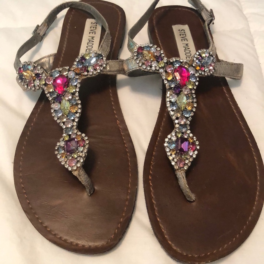Jeweled sandal